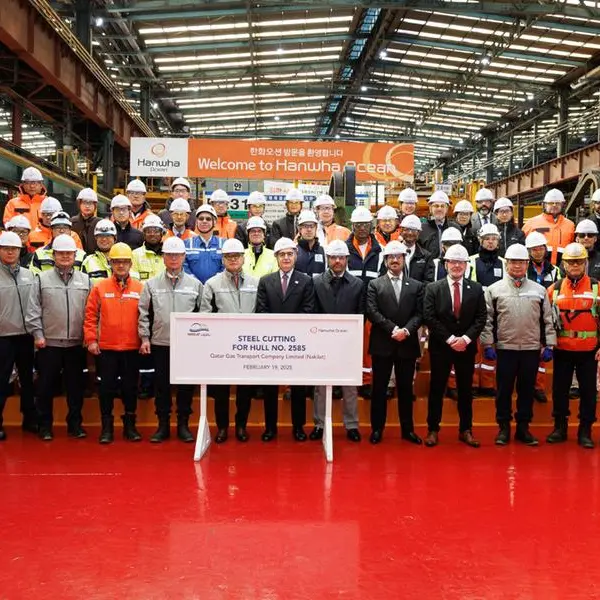 \"ناقلات\" تحتفل ببدء تصنيع 8 ناقلات غاز طبيعي مسال جديدة في حوض بناء السفن \"هانوا أوشن\" الكوري