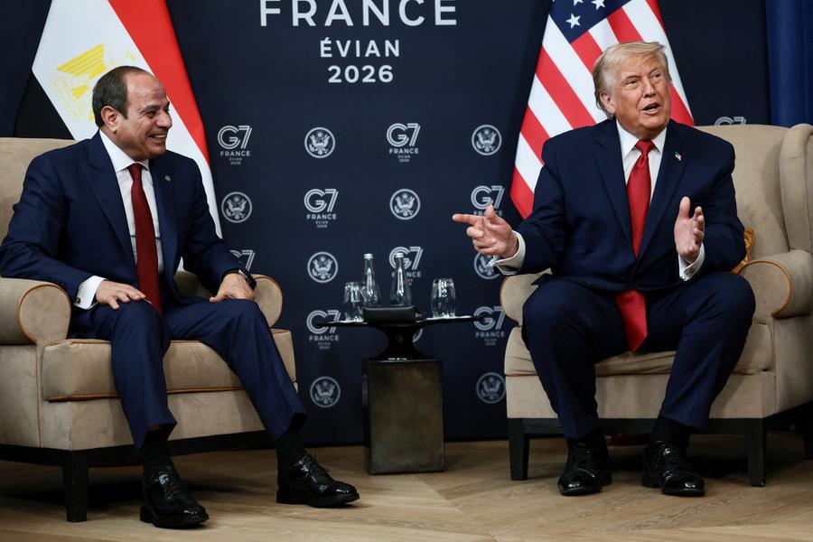 Trump says he will discuss trade and disputed dam with Egypt President Sisi