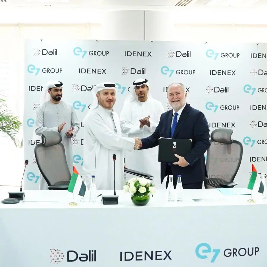 شركة دليل ومجموعة e7 توقعان مذكرة تفاهم للاستثمار الاستراتيجي في Idenex