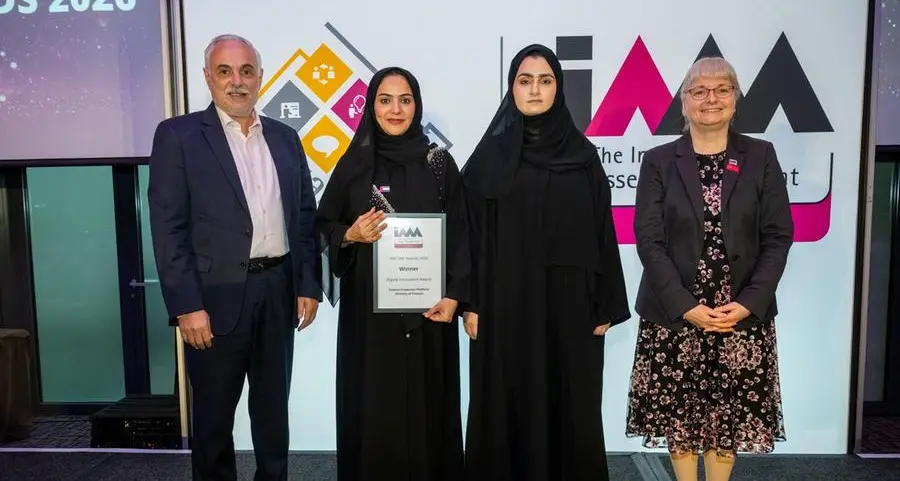 Ministry of Finance wins UAE Digital Innovation in Asset Management Award 2026 for federal government properties platform