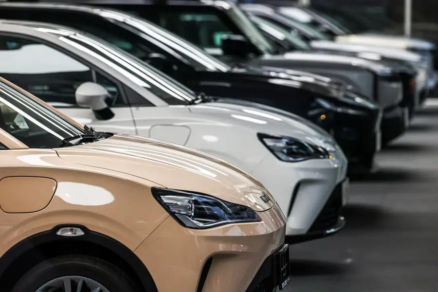 Neta EV cars are displayed inside a former Neta store, which is now an Omoda store, a Chinese EV brand, in Bangkok, Thailand, June 10, 2025. On June 20, 2025, Zhejiang Hozon New Energy Automobile, the owner of Chinese EV brand Neta, officially entered bankruptcy proceedings. REUTERS/Chalinee Thirasupa. , Reuters