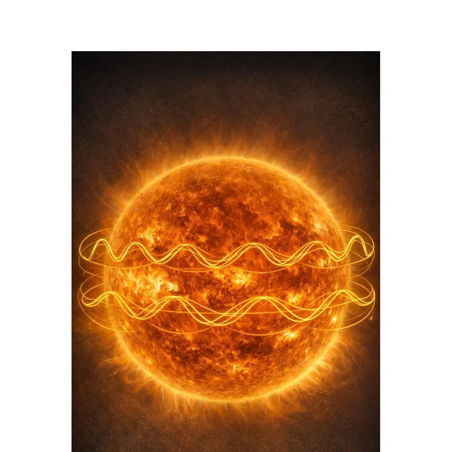 Scientists at NYU Abu Dhabi Detect Magnetic Waves Deep Within the Sun, helping predict solar activity