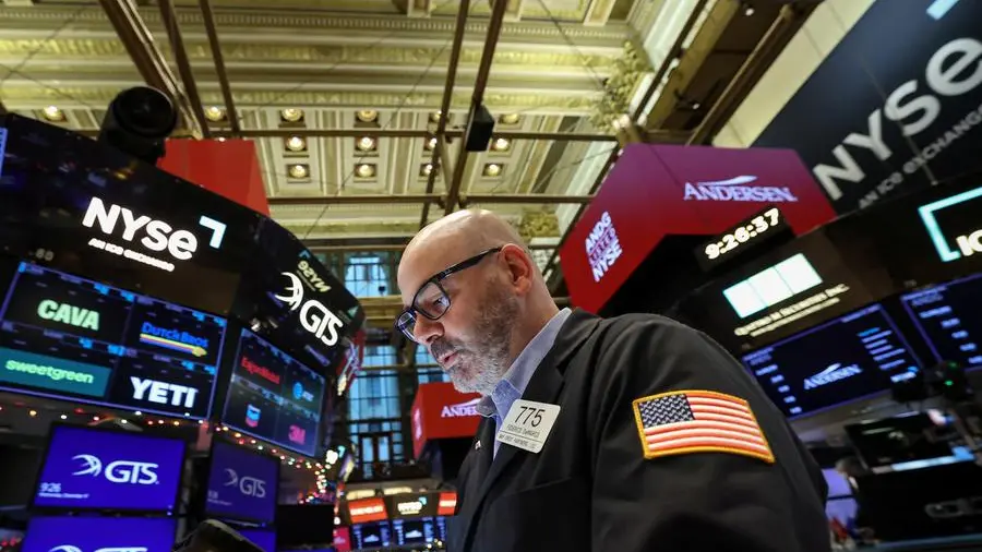 Stocks wobble, dollar tips as Trump-Fed feud deepens