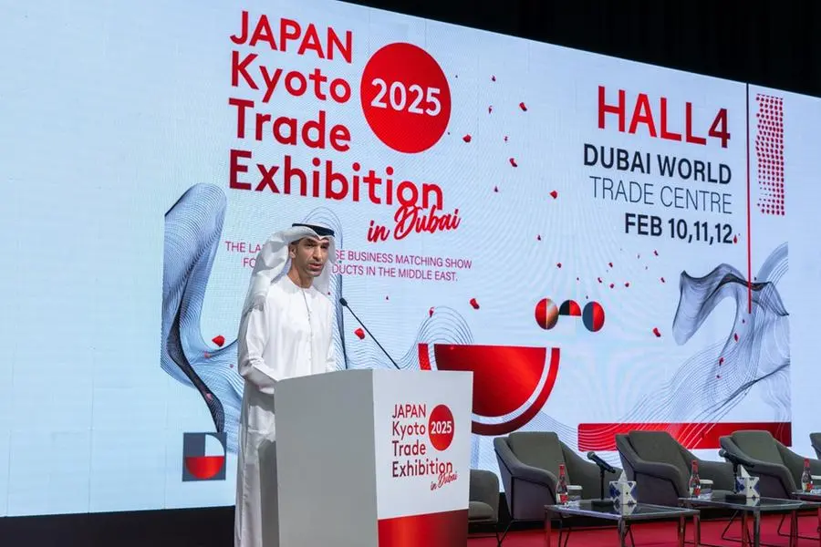 His Excellency Dr. Thani Bin Ahmad Al Zeyoudi, UAE Minister of State for Foreign Trade, officially inaugurated the 2nd Edition of the Japan-Kyoto Trade Exhibition at the Dubai World Trade Centre (DWTC). Image Courtesy: DWTC