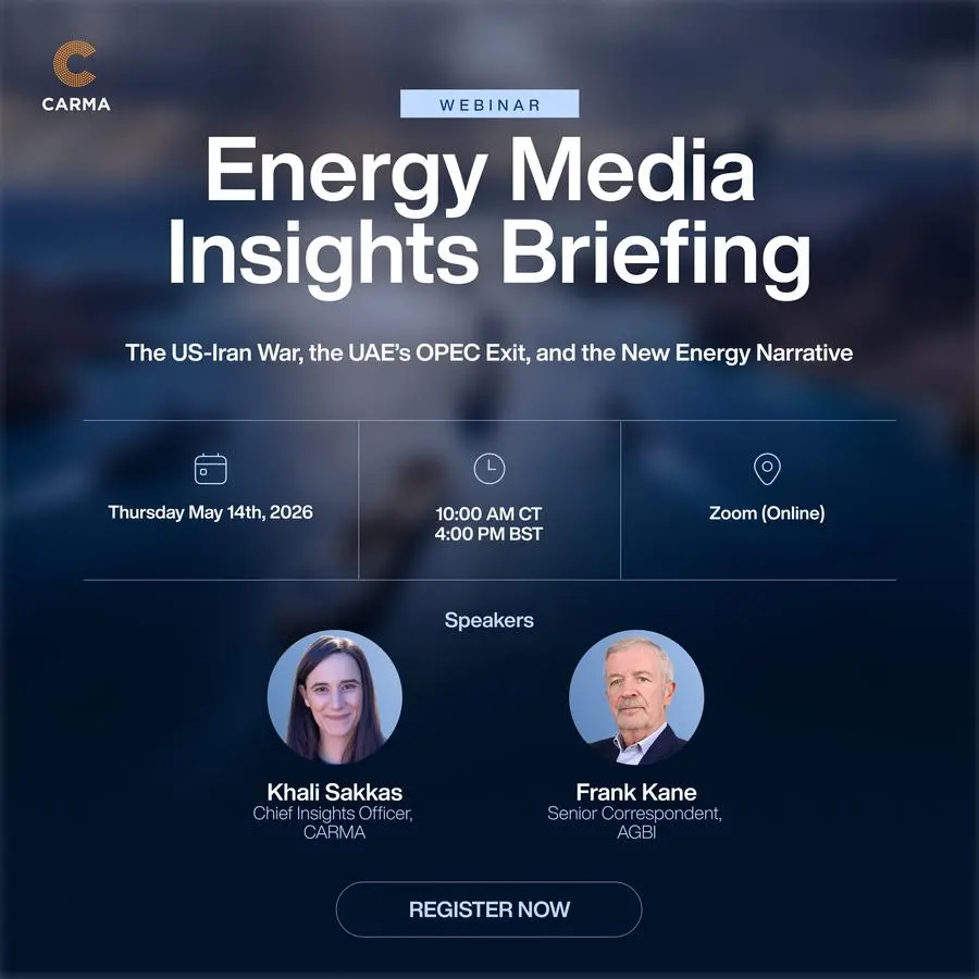 CARMA to host global Energy Media Insights webinar series