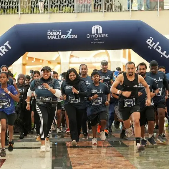 Dubai runners beat the heat at city's first Mallathon