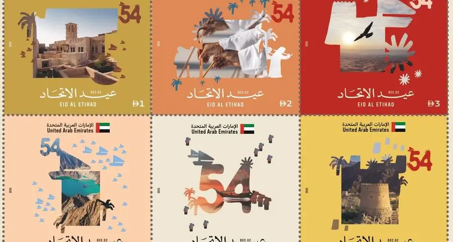 Emirates Post issues commemorative stamp celebrating the UAE’s 54th Union Day