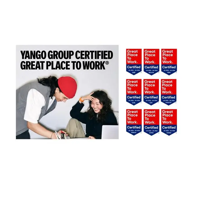 مجموعة يانغو تحصل على شهادة \"أفضل بيئة عمل\" في 9 دول