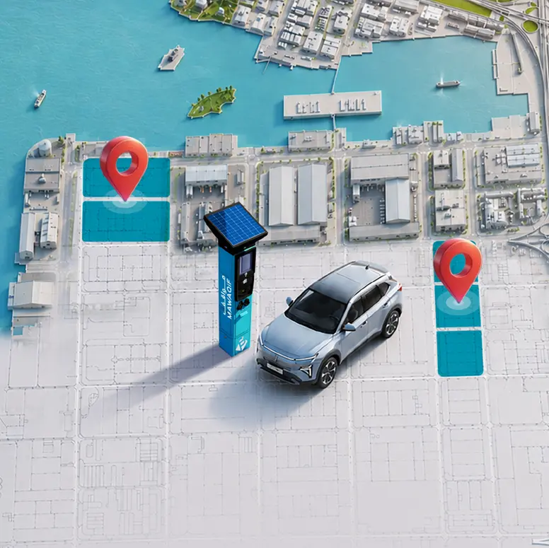 Activation of paid parking system in new sectors of Musaffah