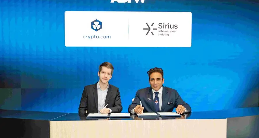 \"سيريوس العالمية القابضة\" و\"كريبتو.كوم\" تعلنان عن شراكة لدمج البلوك تشين الخاصة بمؤسسة \"إيه دي آي\" وتعزيز منظومة الترميز والأصول الرقمية في دولة الإمارات