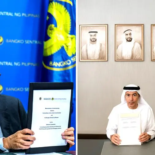 مصرف الإمارات المركزي ونظيره الفلبيني يوقعان مذكرة تفاهم لتعزيز التعاون المالي والصيرفة الإسلامية والروابط التجارية والاقتصادية بين البلدين