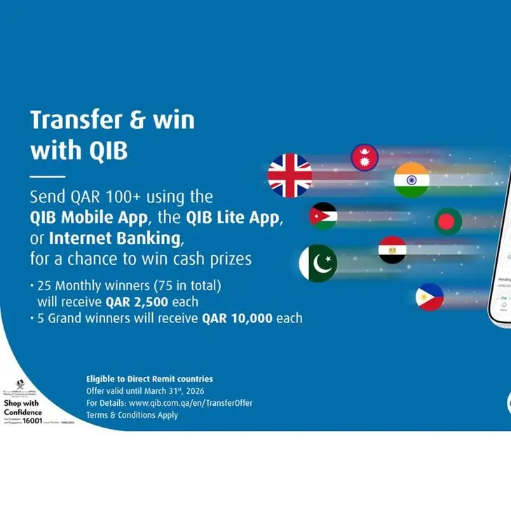 QIB launches new transfer & win campaign to reward its customers