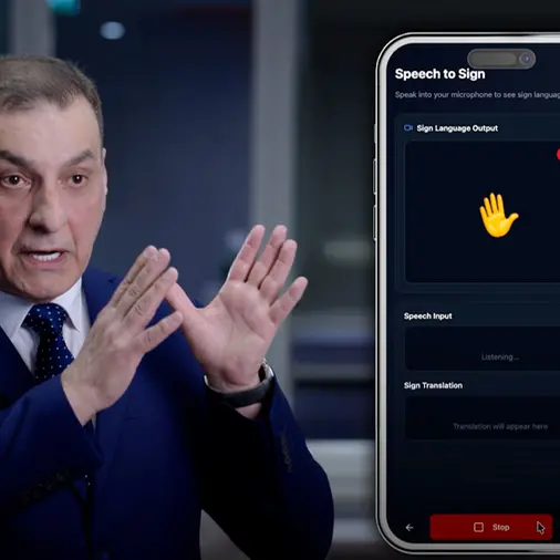 Abu Dhabi University professor and alumna granted patent for AI-powered multilingual sign language translation application