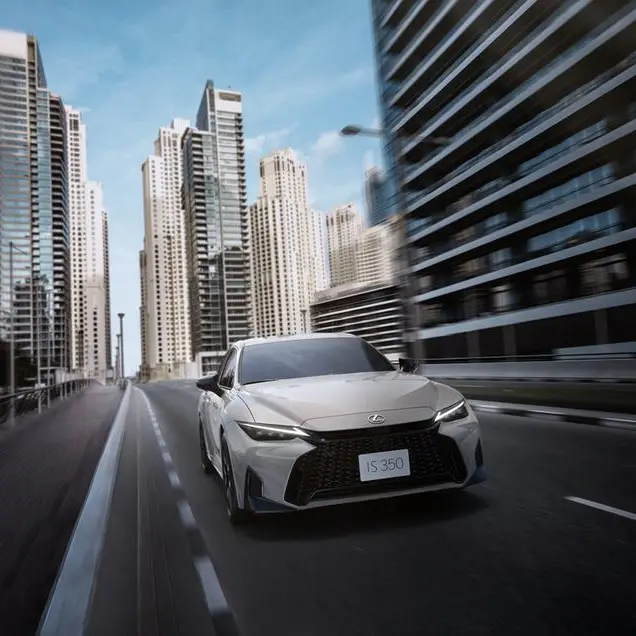 Lexus debuts the new IS350 in the Middle East with refined performance and design