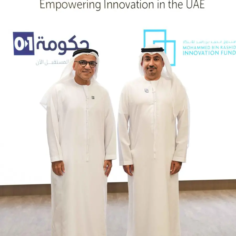 Mohammed Bin Rashid Innovation Fund announces AED1.5mln guarantee to 01Gov