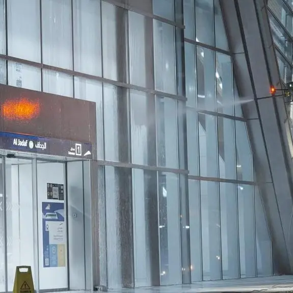 Dubai: RTA pilots drone technology to clean facades of metro & tram station