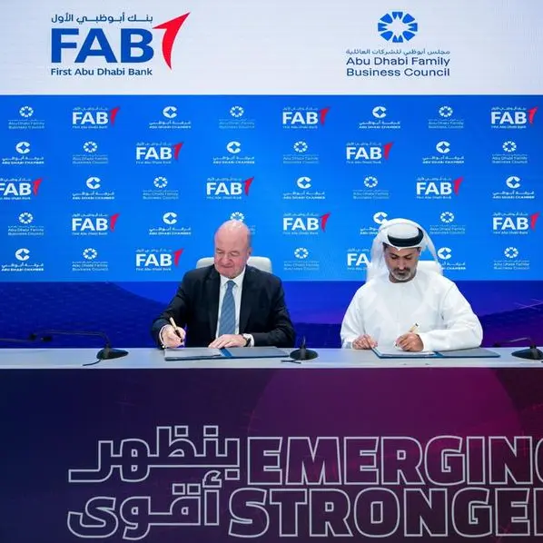 مجلس أبوظبي للشركات العائلية وبنك أبوظبي الأول يوقعان مذكرة تفاهم