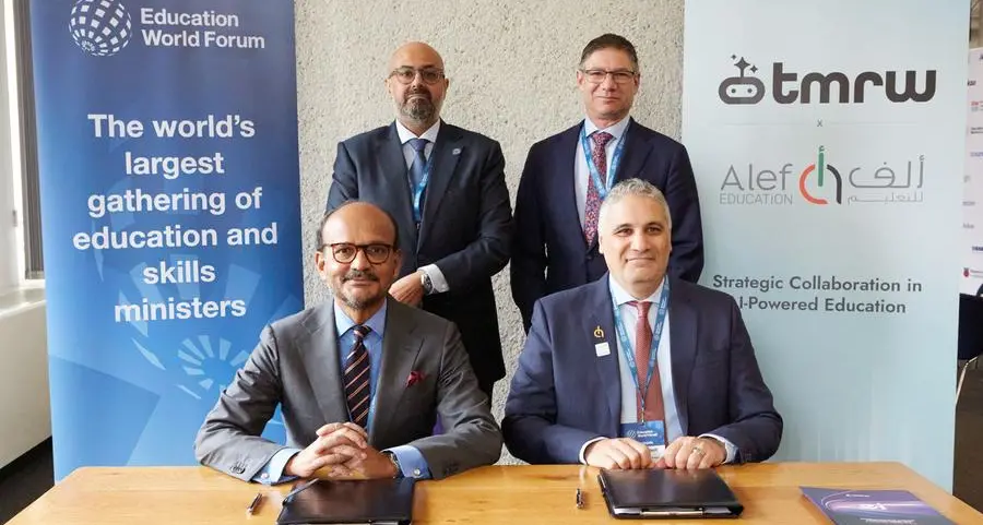 Alef Education and TMRW Edtech join forces to reimagine future of AI-powered education across GCC and MENA
