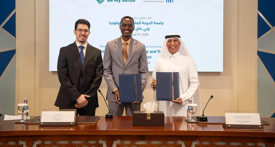 University Doha for Science and Technology signs technology support contract with student-founded startup “Be My Sense”