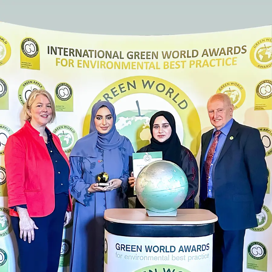 \"الموانئ والجمارك والمنطقة الحرة\" تحصد جائزة عالمية في المسؤولية المجتمعية \"Green World Awards\"