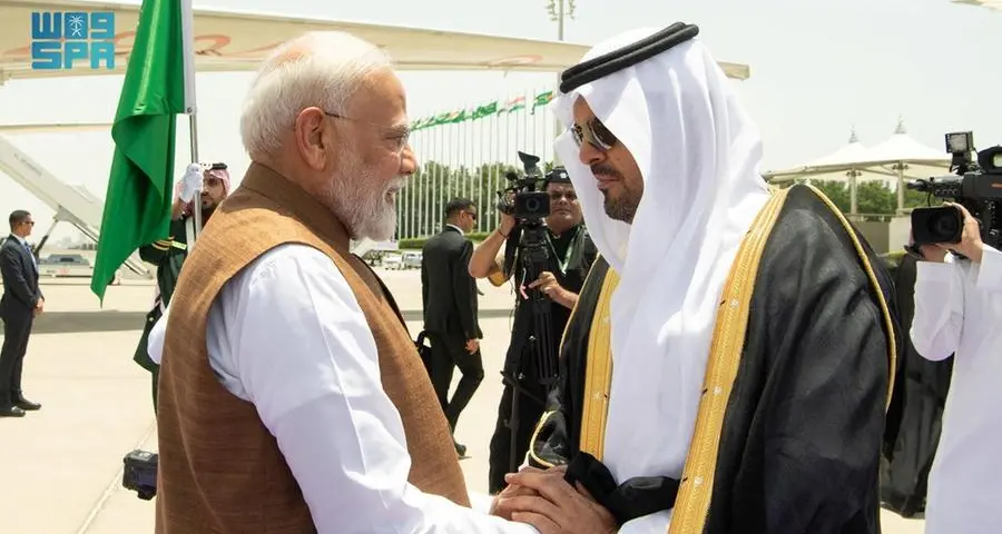 Indian PM Modi arrives in Jeddah on two-day state visit