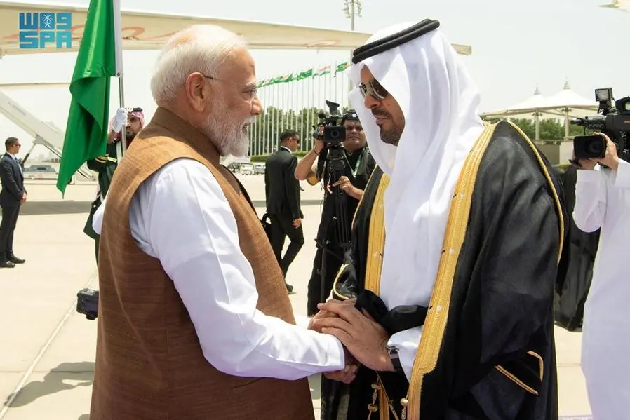 Indian PM Modi arrives in Jeddah on two-day state visit