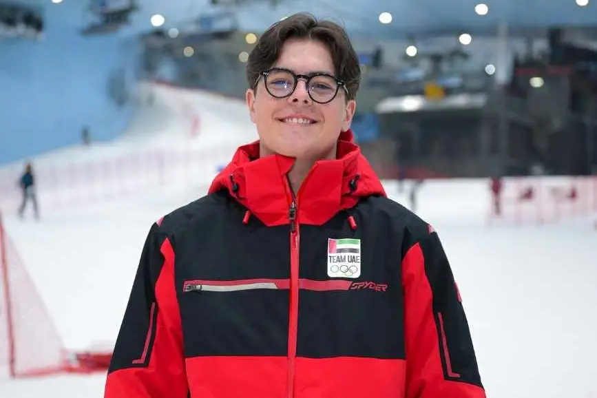 Majid Al Futtaim Entertainment empowers UAE’s first male winter olympic athlete