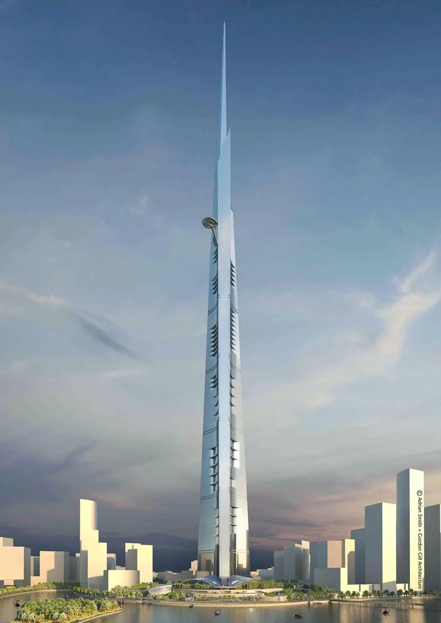 Rendering of Jeddah Tower, the world’s tallest-building-to-be, in the Kingdom of Saudi Arabia.
