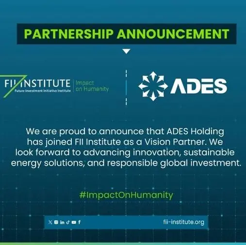 FII Institute welcomes ADES Holding as vision partner