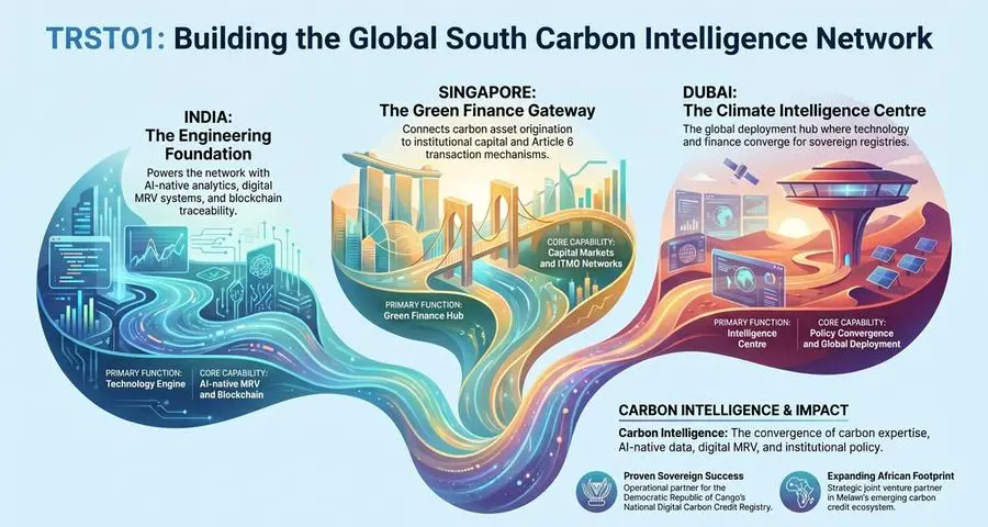 TRST01 unveils AI native carbon intelligence platform across India, Singapore and the Gulf for the Global South