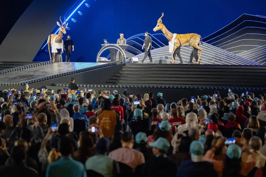 Zayed bin Mohamed bin Zayed attends opening ceremony of Open Masters Games Abu Dhabi 2026