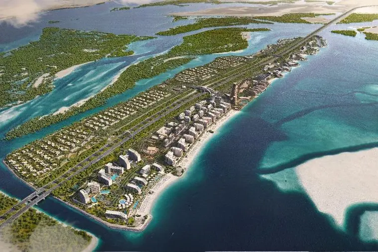 Aldar today unveiled the masterplan for Abu Dhabi\\u2019s next iconic island destination, Fahid Island. Image Courtesy: Aldar