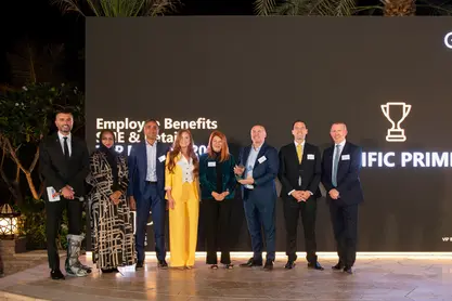 The award was presented during the 2025 GIG VIP Brokers Event, held at The Four Seasons Resort Dubai at Jumeirah Beach. Image Courtesy: GIG Gulf