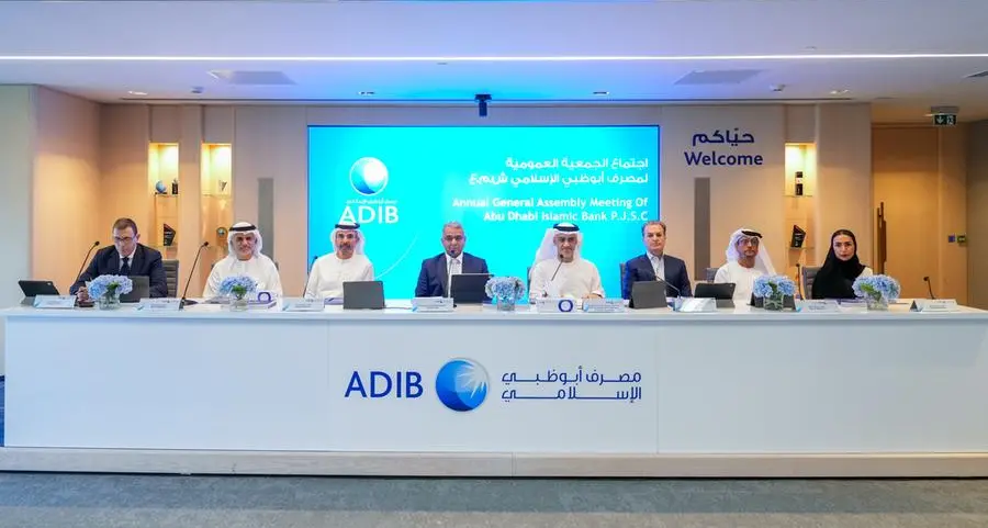 ADIB shareholders approve AED 3.5bln cash dividend at Annual General Meeting, equivalent to 97.05 fils per share