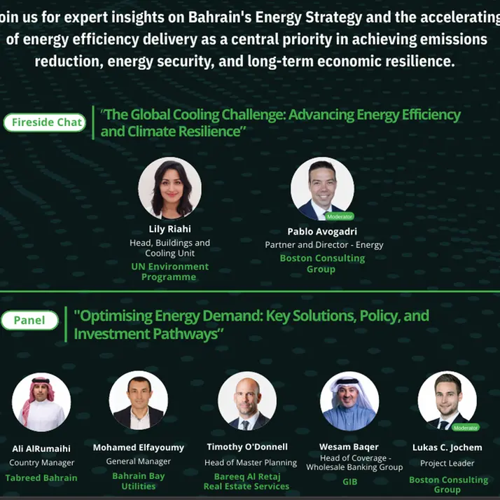 Sustainability Forum Middle East announces speakers for high-level roundtable