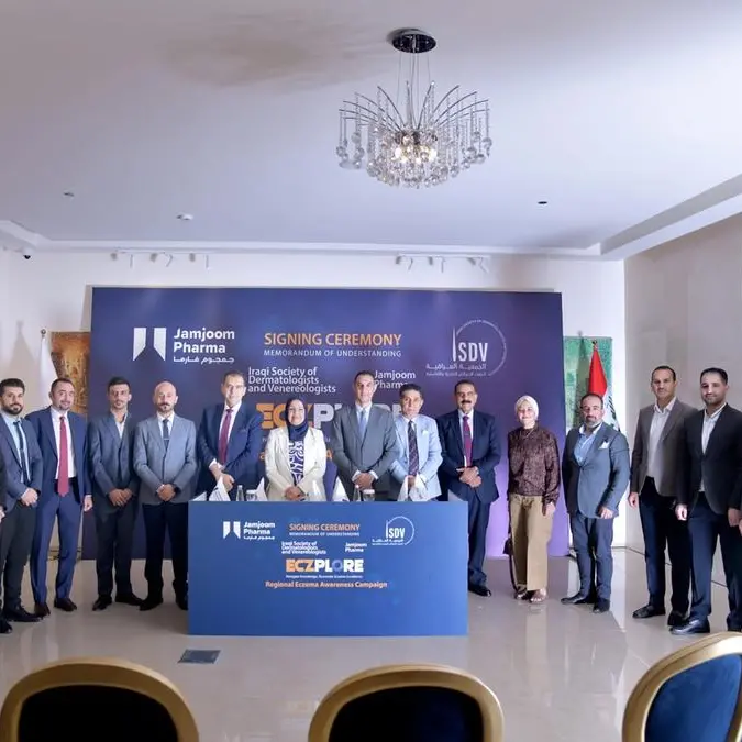 Jamjoom Pharma and Iraqi Dermatology Society sign MoU to transform skin health awareness