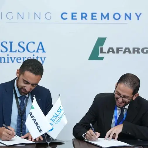 Lafarge Egypt announces strategic partnership with ESLSCA University to empower future leaders