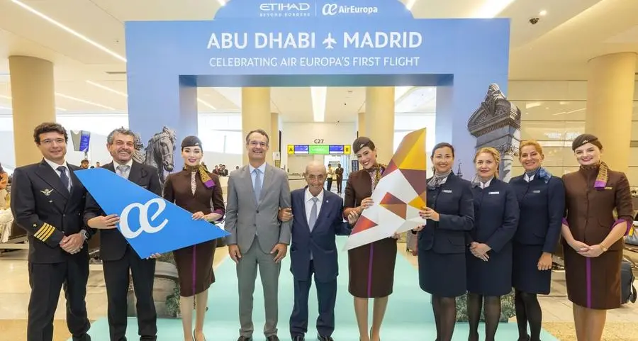 Etihad Airways, Air Europa celebrate inaugural flight milestone