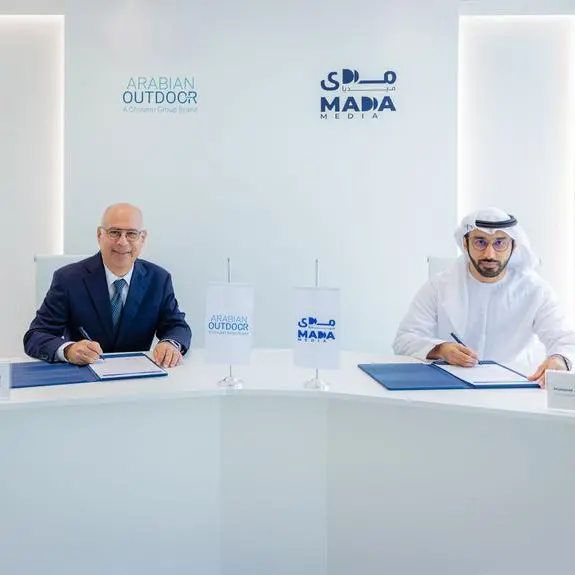 مدى ميديا ترسي عطاءً استراتيجياً لقطاع الإعلانات الخارجية في دبي على شركة آرابيان آوتدور احدى شركات مجموعة الشويري