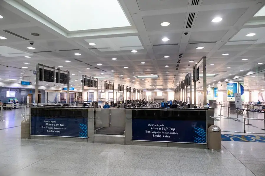 A check-in area of Kuwait International Airport. March 2020. Image used for illustrative purpose. Image courtesy: Getty Images/ Christopher Loh , Getty Images