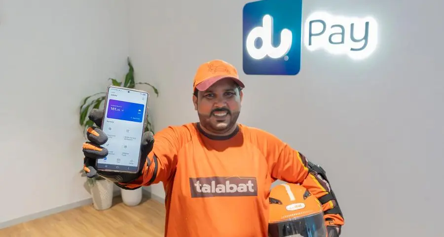 Du Pay partners with talabat in a digital wallet initiative for UAE's delivery riders