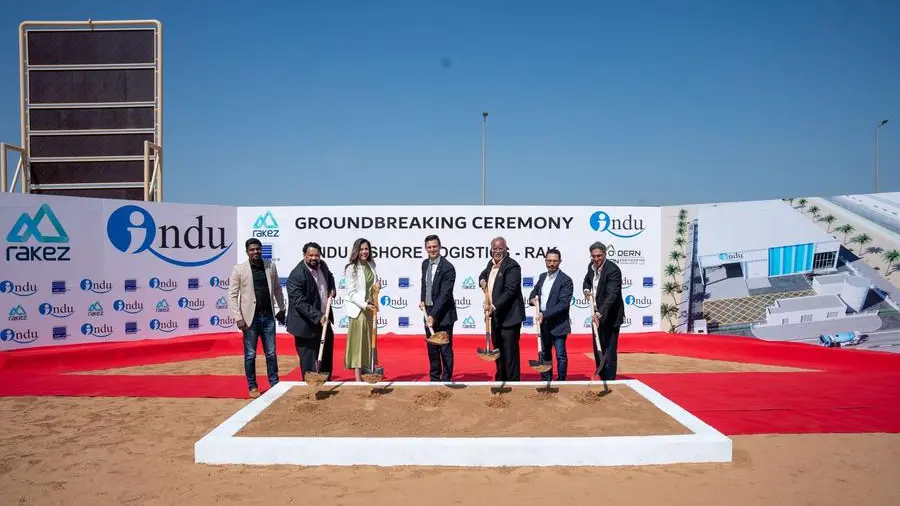 RAKEZ marks groundbreaking of Indu’s logistics facility in Al Hamra Industrial Zone