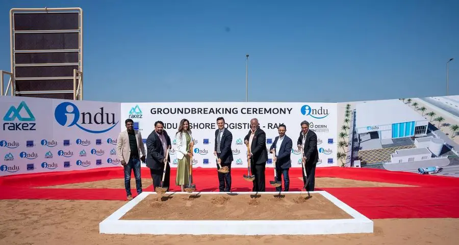 RAKEZ marks groundbreaking of Indu’s logistics facility in Al Hamra Industrial Zone