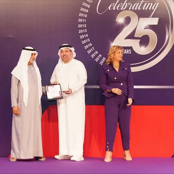 H.E. Sheikh Nahayan Mabarak Al Nahayan awards Malaffi with the prestigious gold initiative certificate