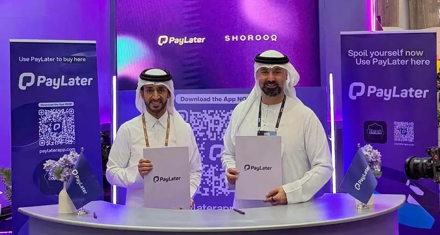 Shorooq and PayLater sign MOU at Web Summit Qatar to explore landmark credit transaction