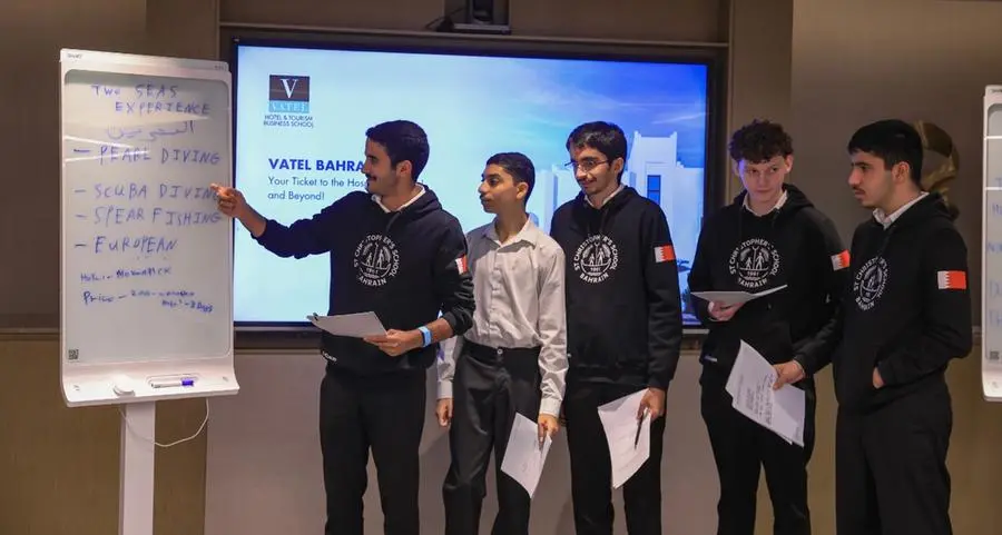 Vatel Bahrain introduces St. Christopher’s students to international hospitality and tourism opportunities