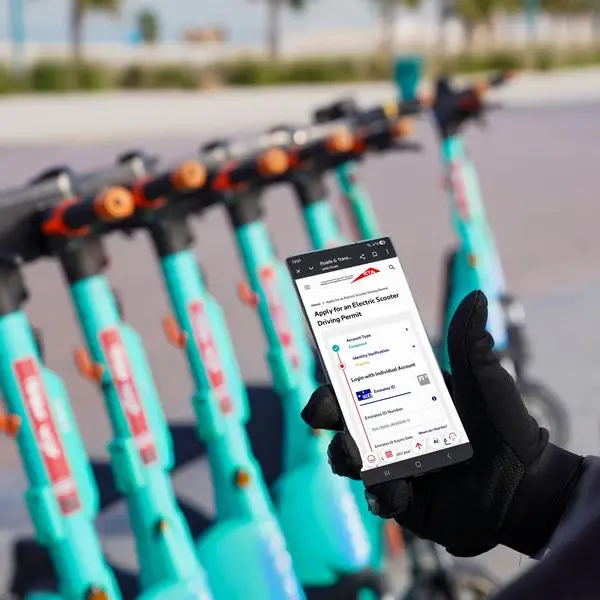 Dubai's RTA activates e-scooter permit application service