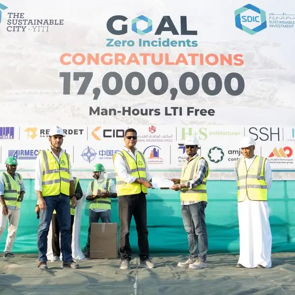 The Sustainable City – Yiti achieves 17 Mil safe working hours without lost time injury
