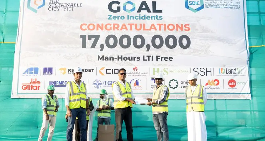 The Sustainable City – Yiti achieves 17 Mil safe working hours without lost time injury