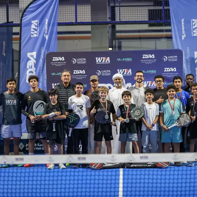 نجاح كبير لبطولة دبي المفتوحة لأكاديميات البادل